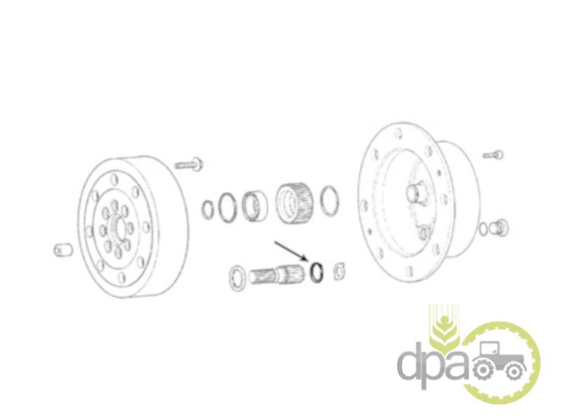 Siguranta pinion planetar fata Case IH 01107749