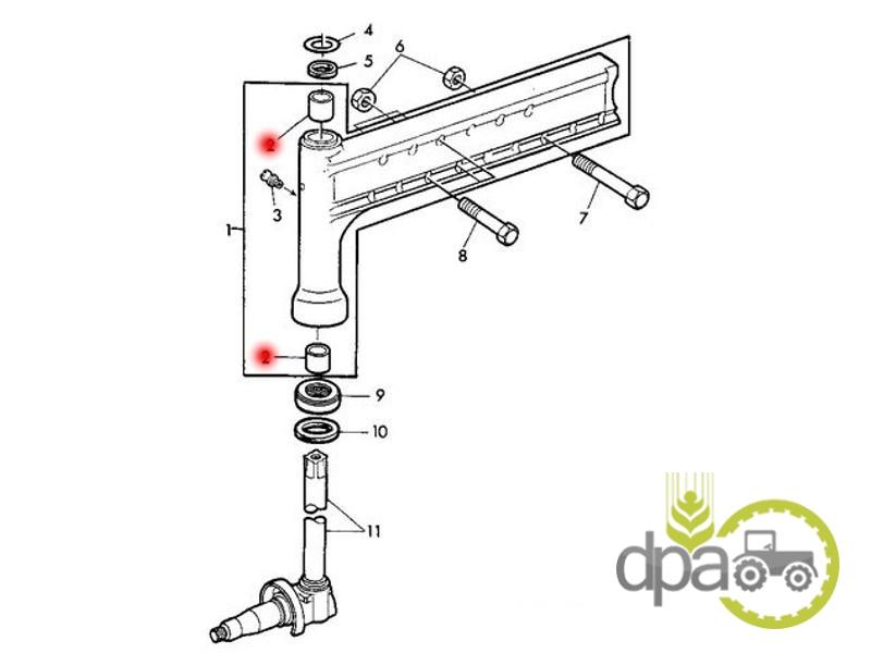Bucsa fuzeta John Deere T21553