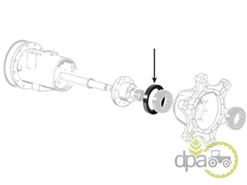 Simering roata fata Massey Ferguson 12015136