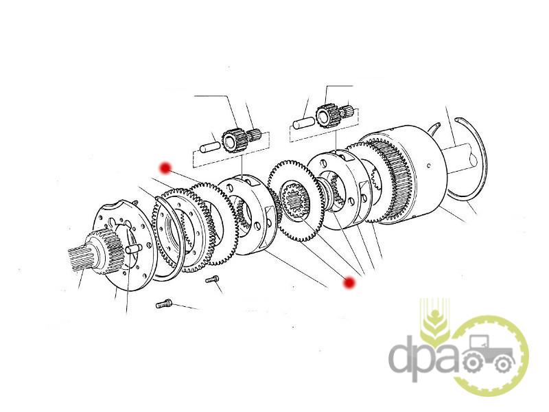 Disc reductor cutie viteza Case IH 5103803