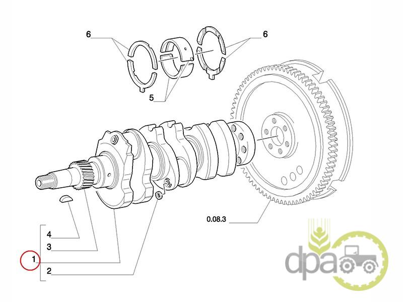 Arbore motor Ford 98461246