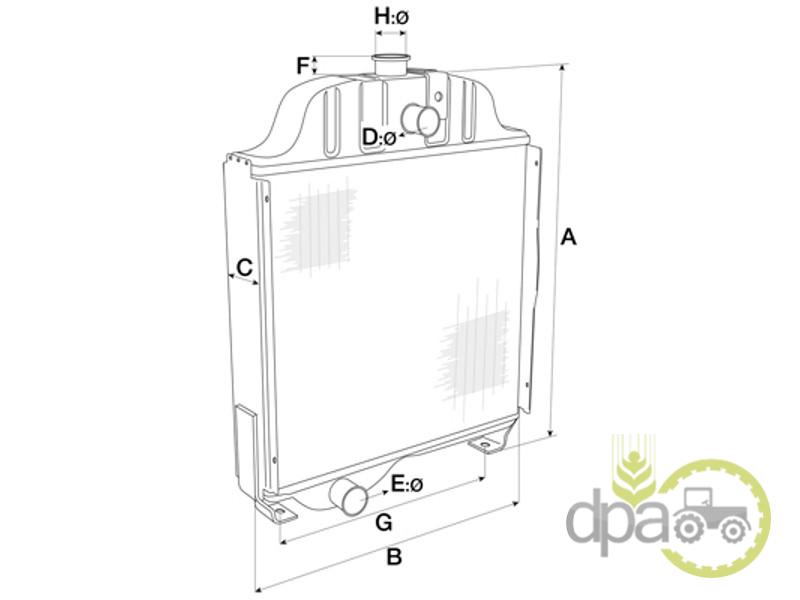 Radiator  Ford 5169275