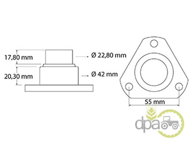 Pivot John Deere 81670C2