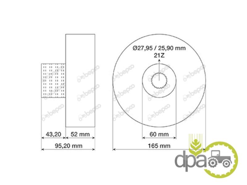 Ambreiaj priza putere Ford D5NNN751B