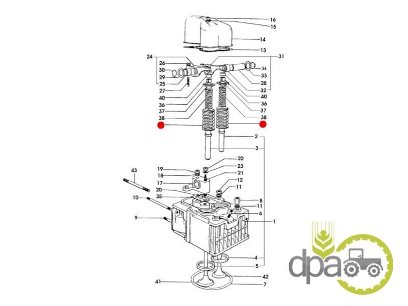 Arc supapa motor Same 2.4019.187.0