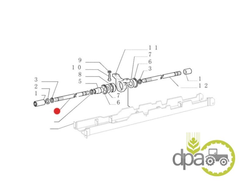 Ax cardan fata Ford 5108336