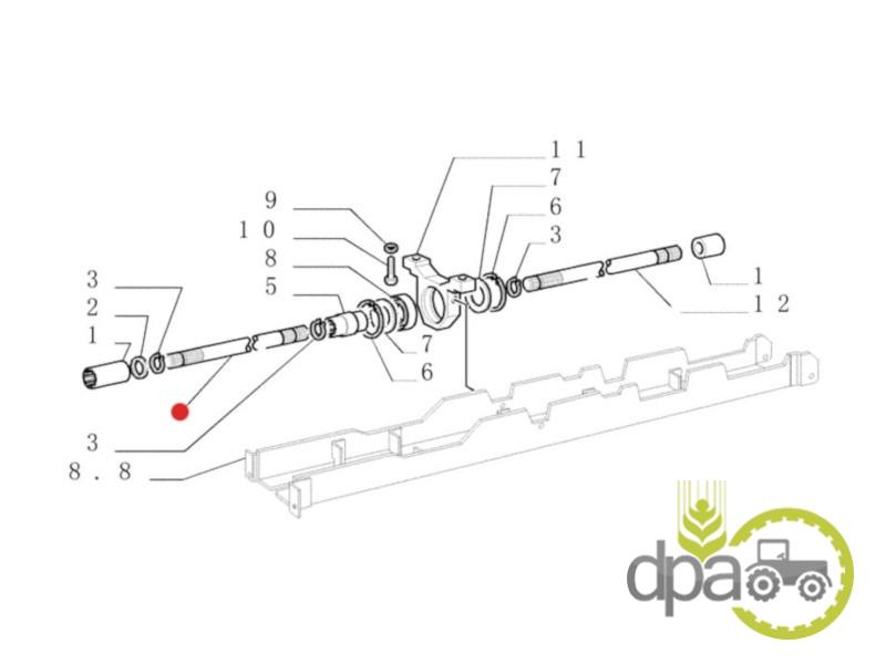 Ax cardan fata Fiat 5148607