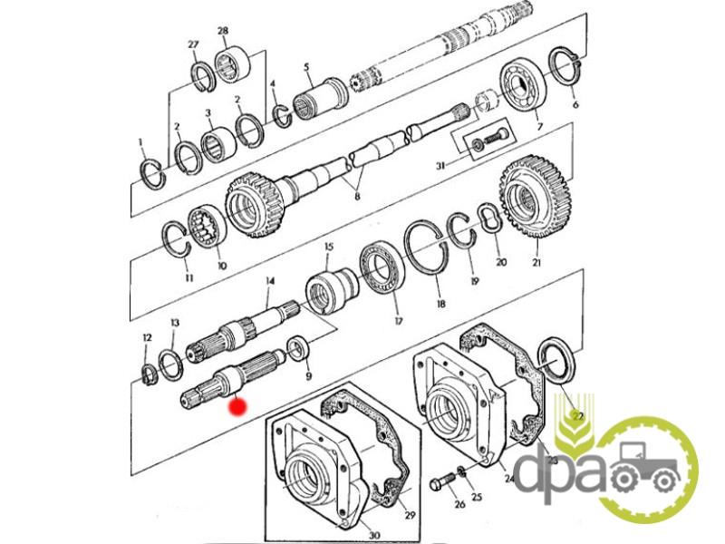Ax priza putere John Deere AR41752