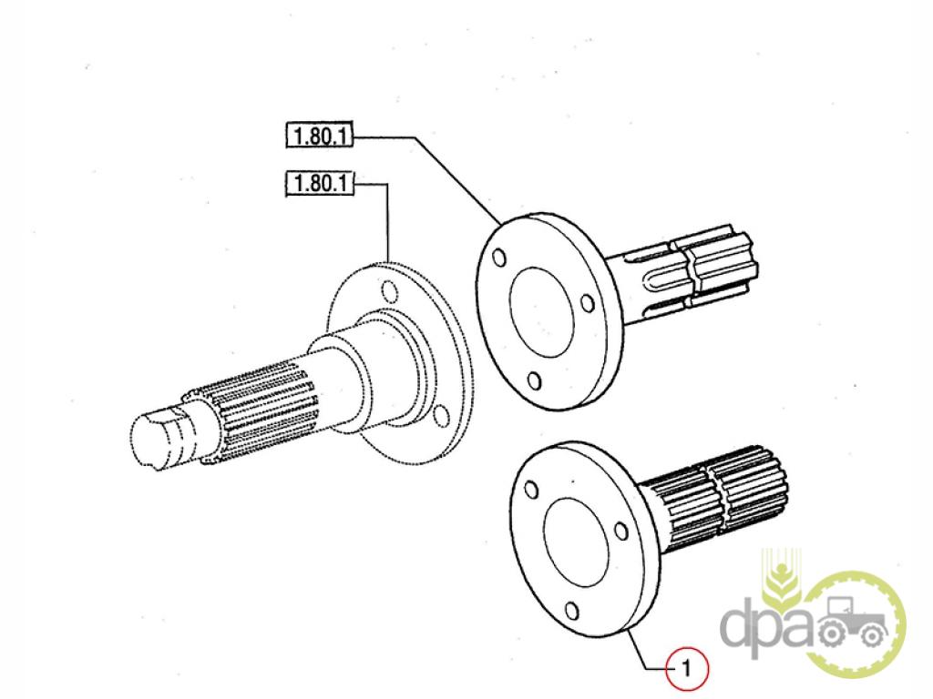 Ax priza putere z21 Ford 4983661