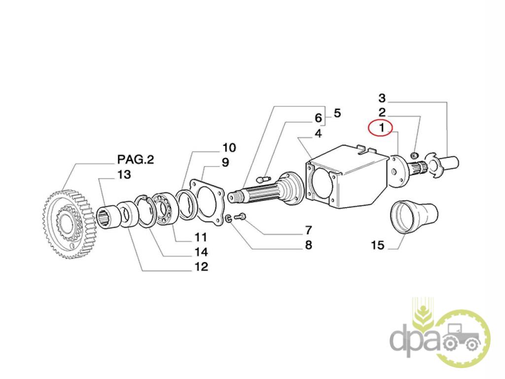 Ax priza putere z21 Ford 4983661