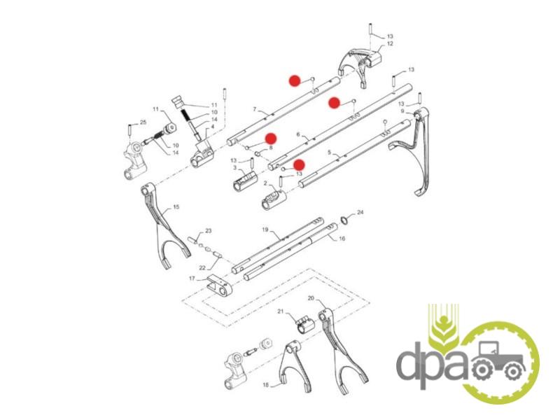 Bila selector Fiat 20063390