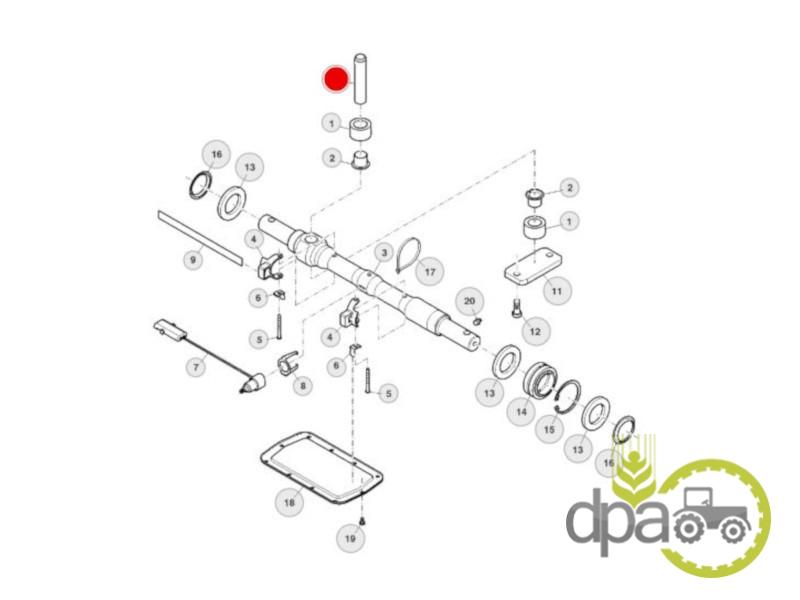 Bolt ax ridicare hidraulica John Deere R108090