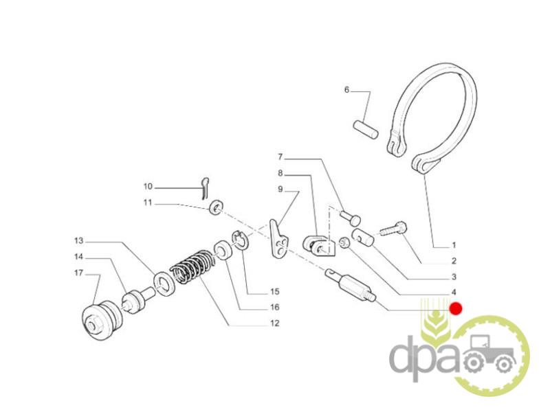 Bolt banda franare priza putere Case IH 5186433