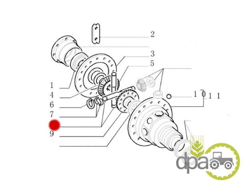 Bolt carcasa diferential Fiat 44016323