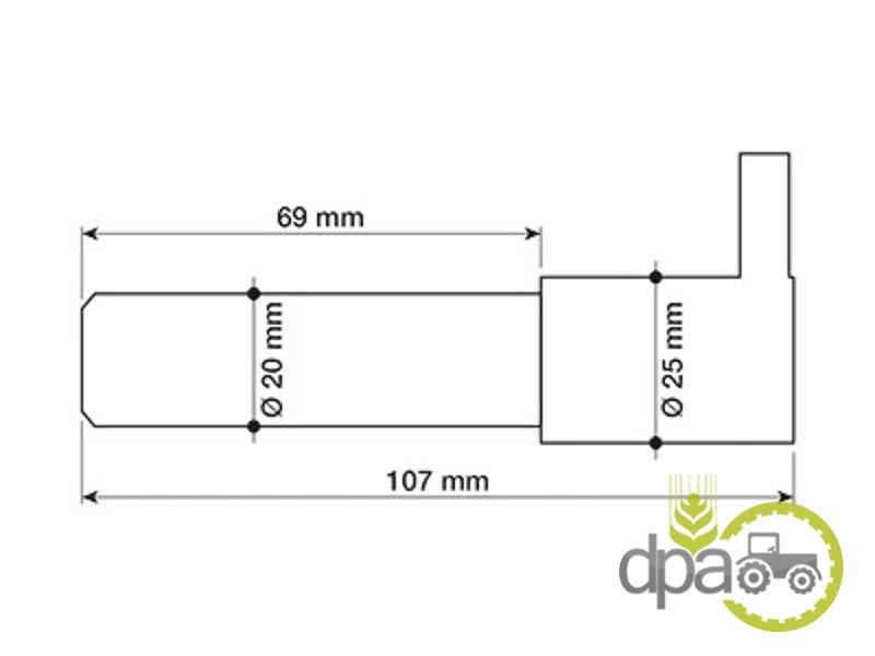 Bolt cilindru directie Ford 5142048