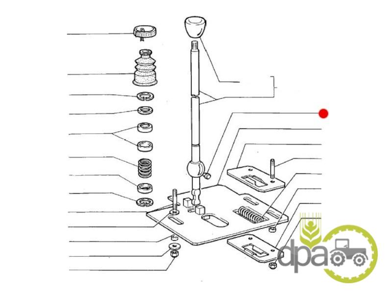 Bolt maneta schimbator Fiat 4999660