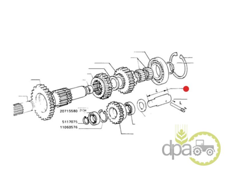 Bolt pinion transmisie Fiat 5153087