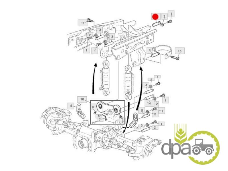 Bolt punte fata John Deere L116014