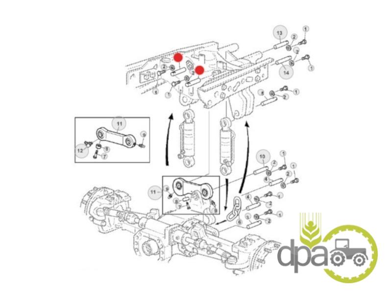 Bolt punte fata John Deere L165327