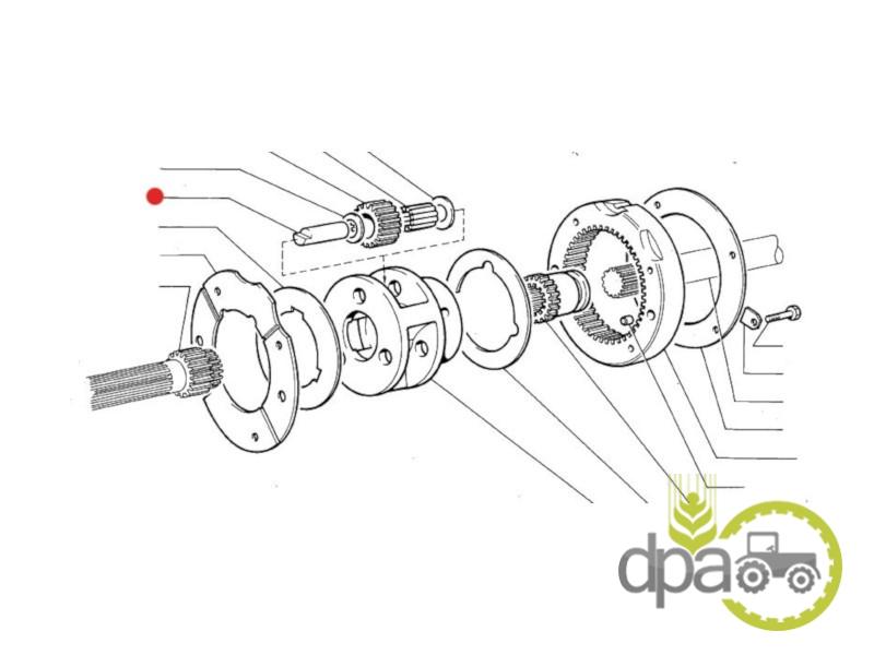 Bolt reductor cutie viteza Fiat 4991970
