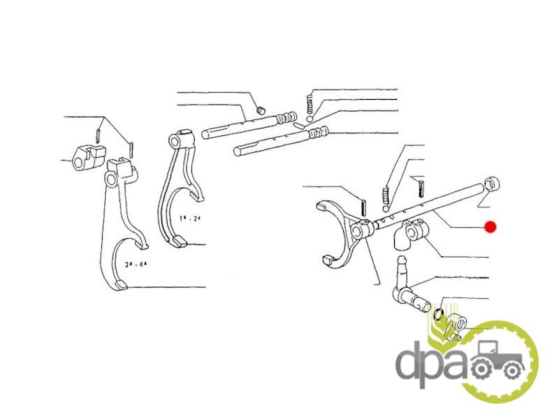 Bolt selector Fiat 5161826