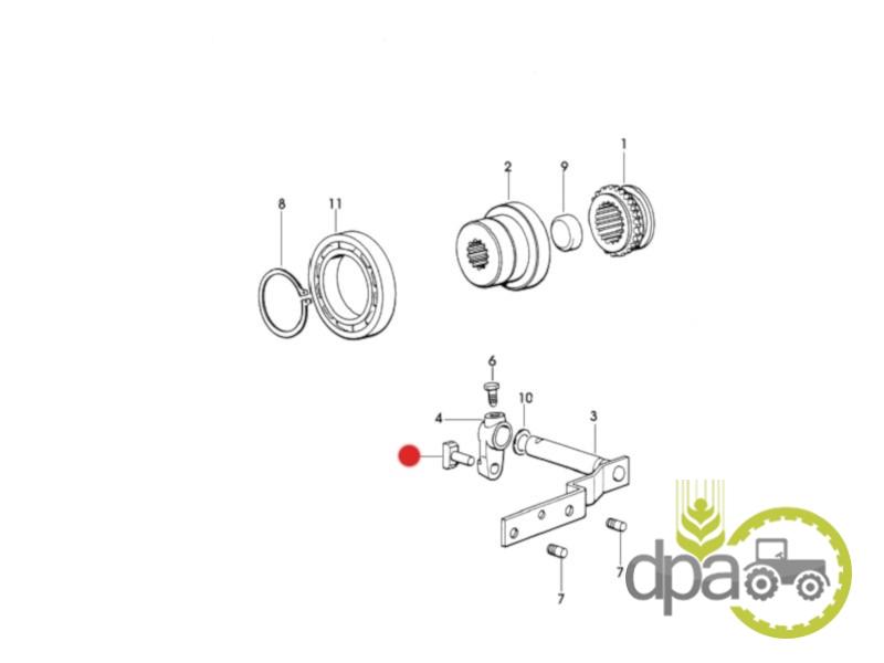 Bolt transmisie Same 71804092
