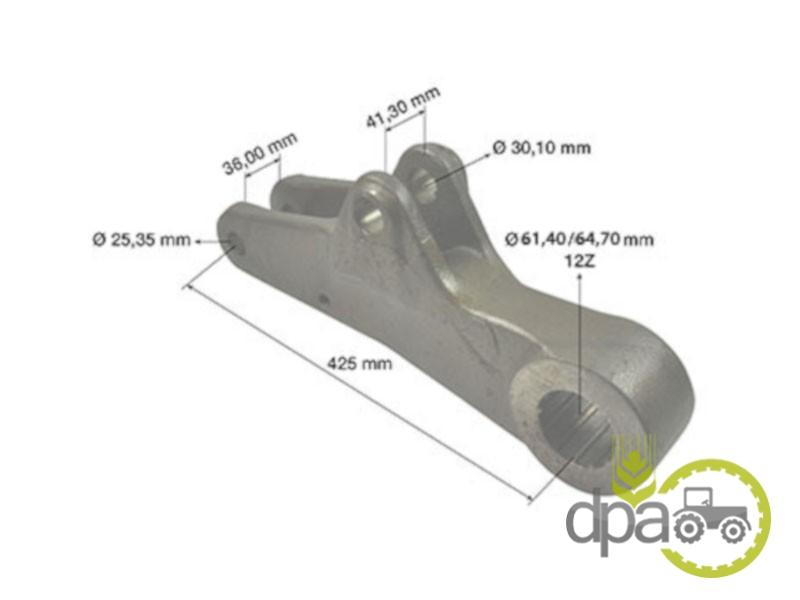 Brat dreapta ridicare hidraulica John Deere L166977