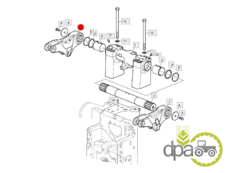 Brat stanga ridicare hidraulica John Deere L157537