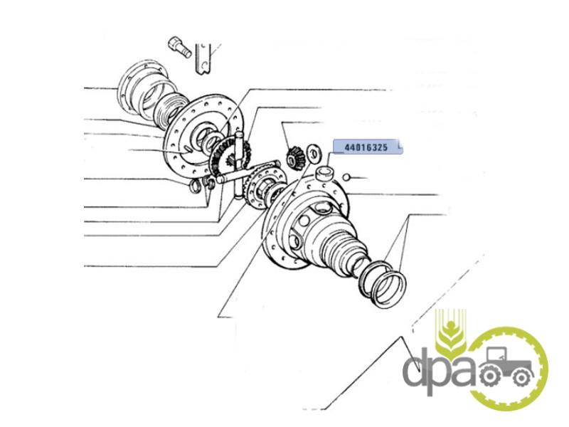 Bucsa carcasa diferential Fiat 44016325