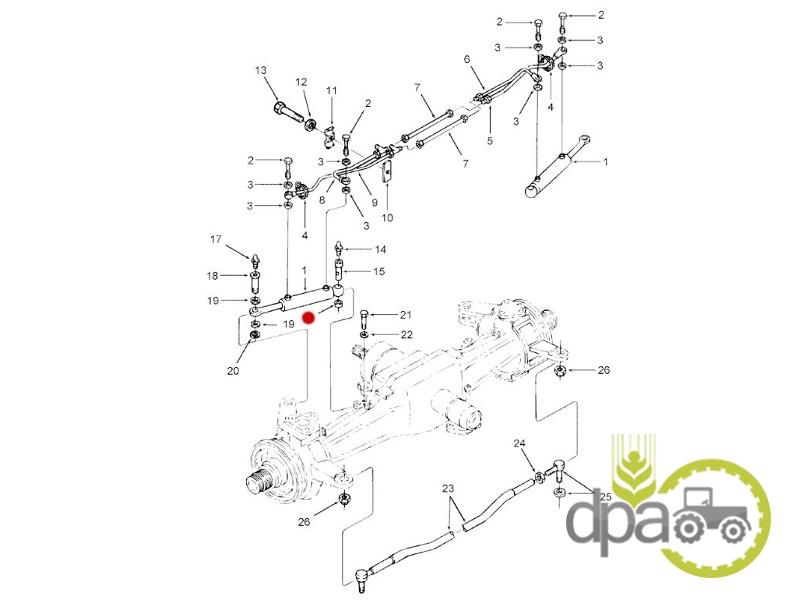 Bucsa cilindru directie Fiat 5142223