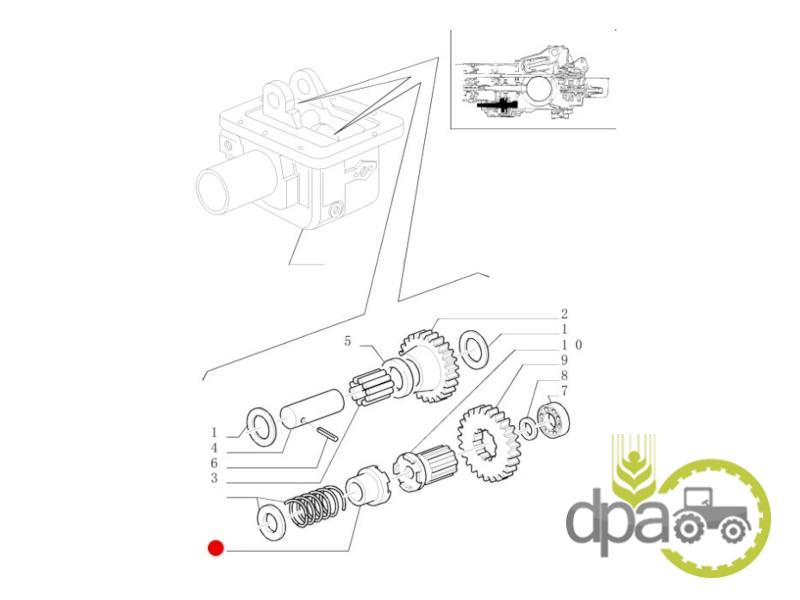 Bucsa cuplare transmisie Ford 5160581