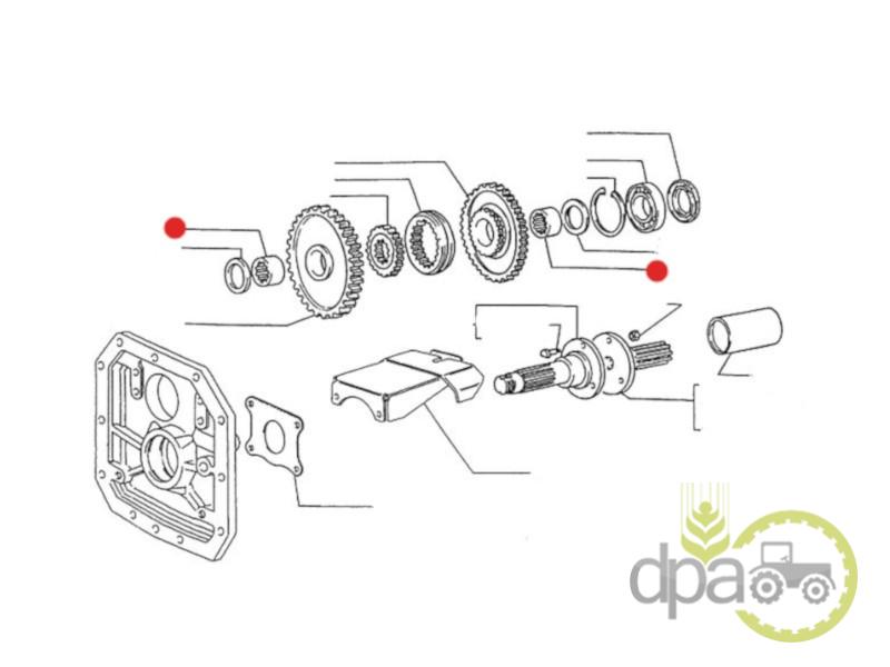 Bucsa priza putere Case IH 5101537