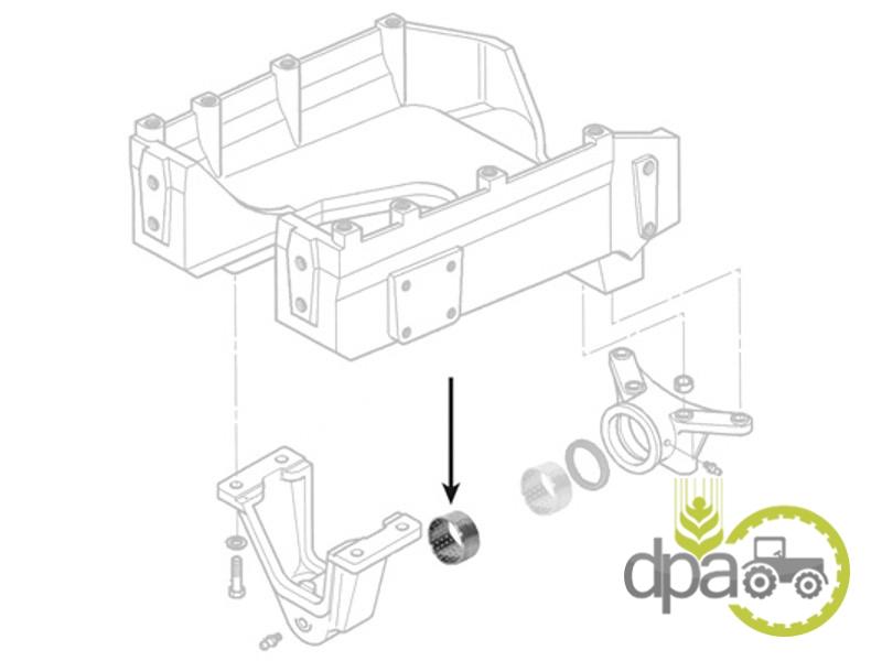 Bucsa punte fata  Massey Ferguson 3387823M1