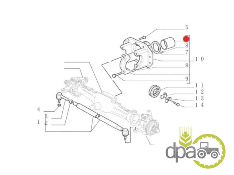 Bucsa punte fata Ford 5136120