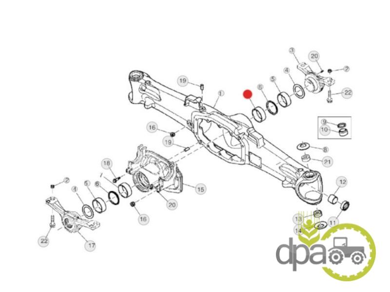 Bucsa punte fata john deere ER148744