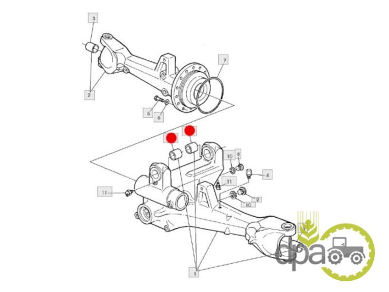 Bucsa punte fata John Deere L76471