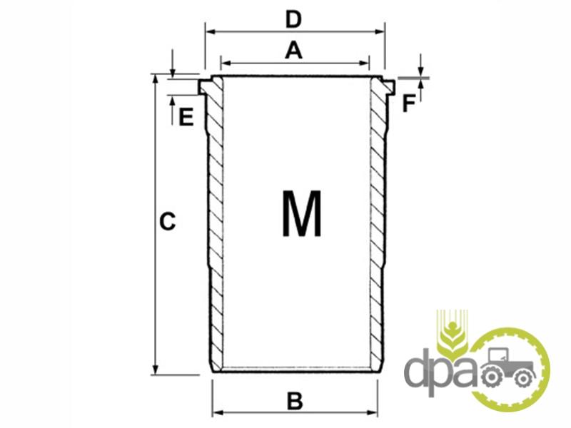 Camasa motor f Case IH 3144682R3