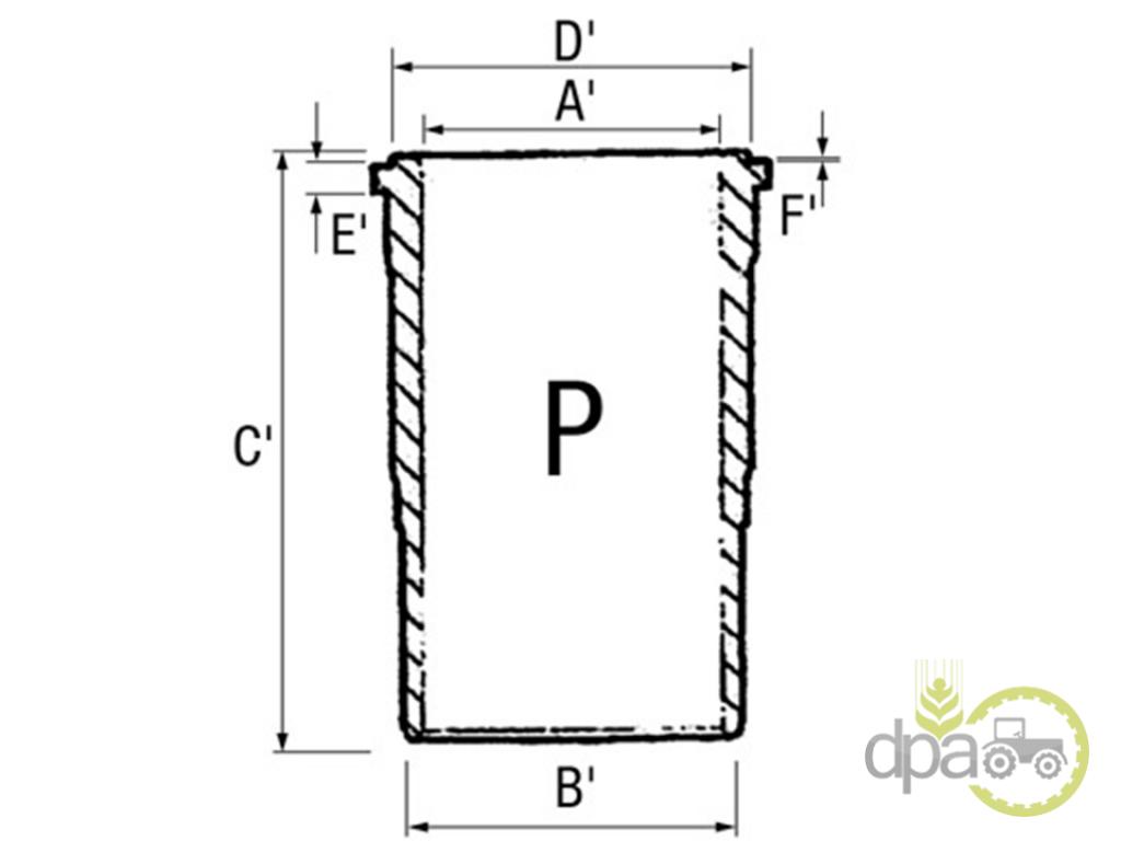 Camasa motor f john deere R116463