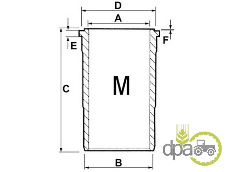 Camasa motor f john deere T32340