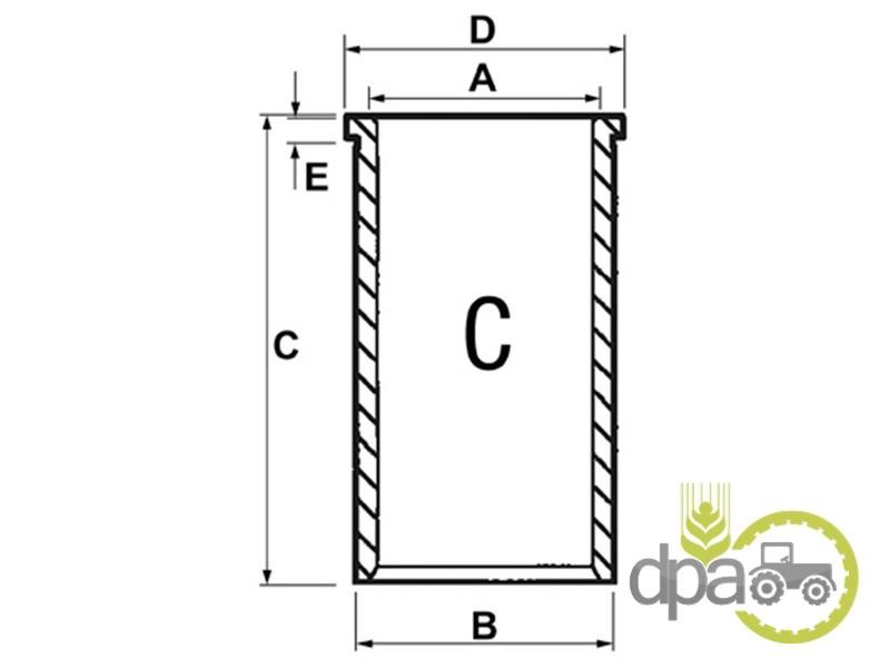Camasa motor sf Massey Ferguson 0530002
