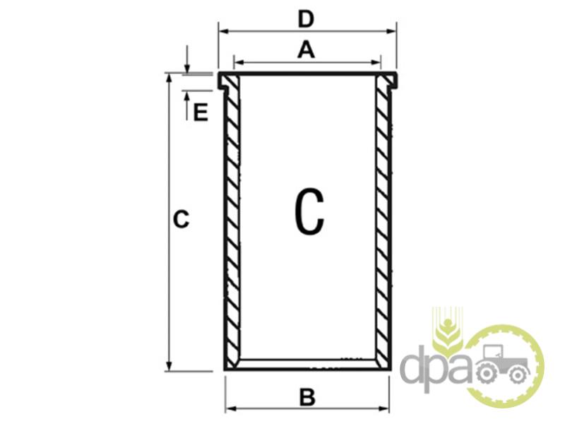 Camasa motor sf Case IH 14-010781-00