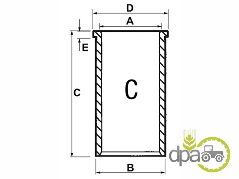 Camasa motor sf Case IH 14-010781-00