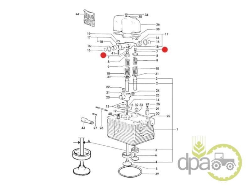 Capac supapa motor Same 0.021.1453.0/20