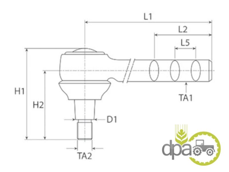 Capat de bara Case IH 3058213R93