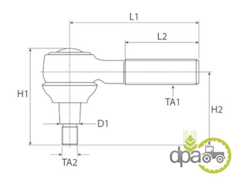 Capat de bara Massey Ferguson 826752