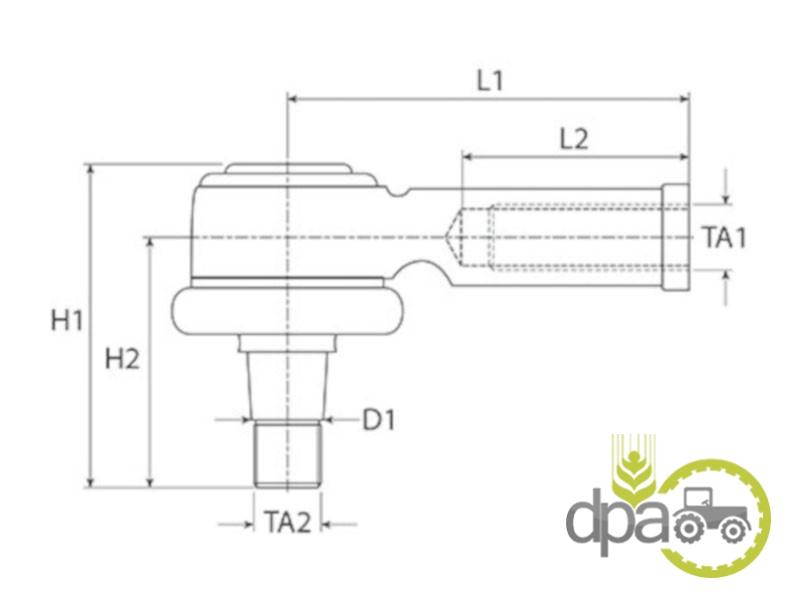Capat de bara John Deere AL204780