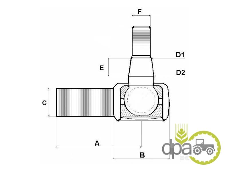 Capat de bara David Brown K262850
