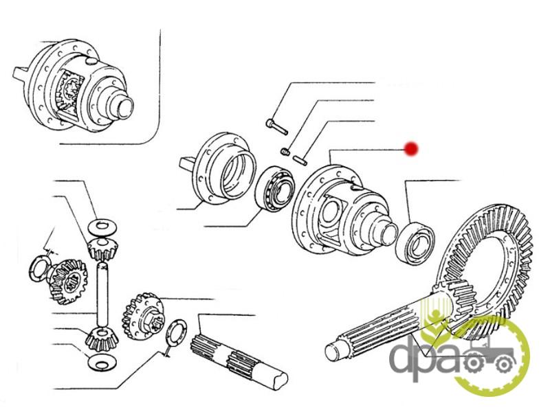 Carcasa diferential spate Fiat 5174809