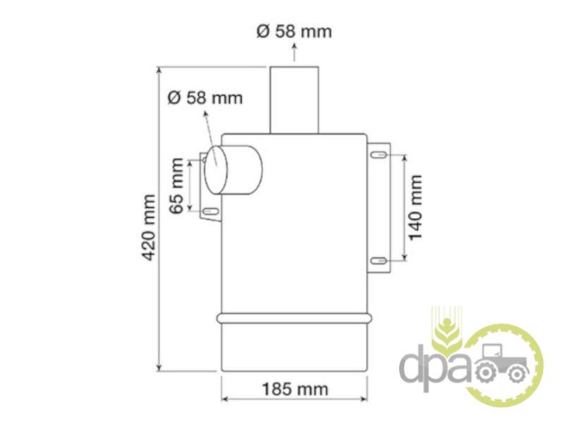 Carcasa filtru aer Fiat 81806283