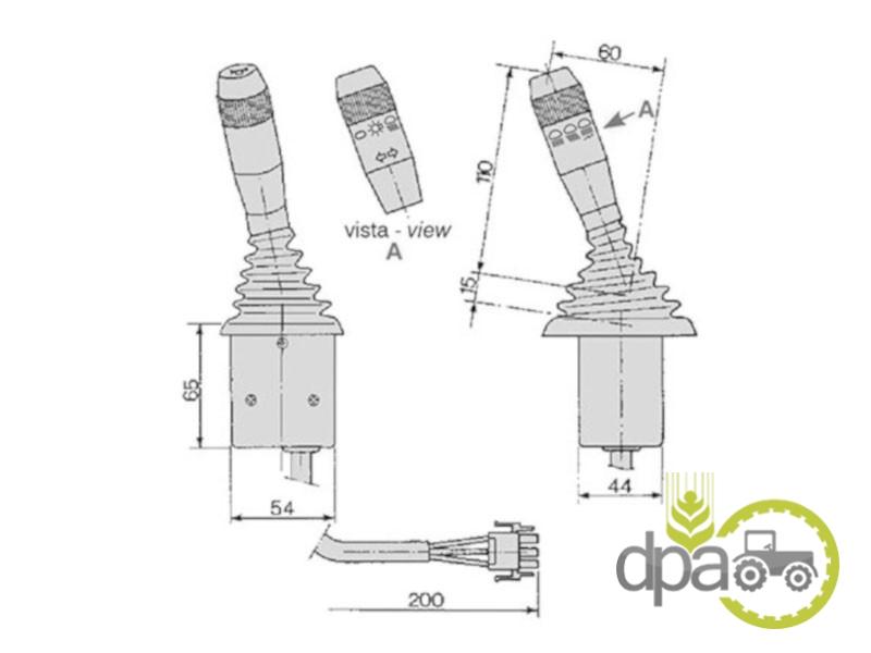 Comutator lumini Fiat 01227000
